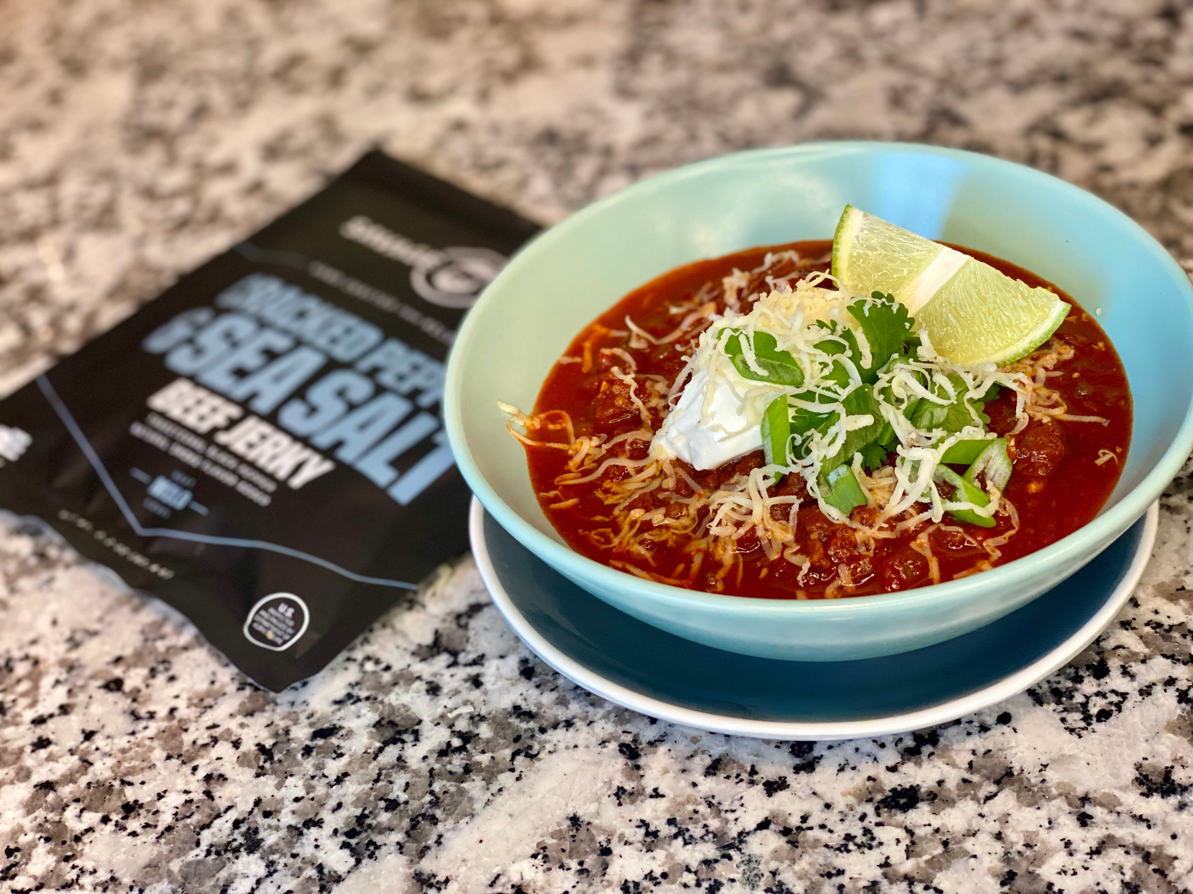 Savage Chili with Cracked Pepper & Sea Salt Beef Jerky