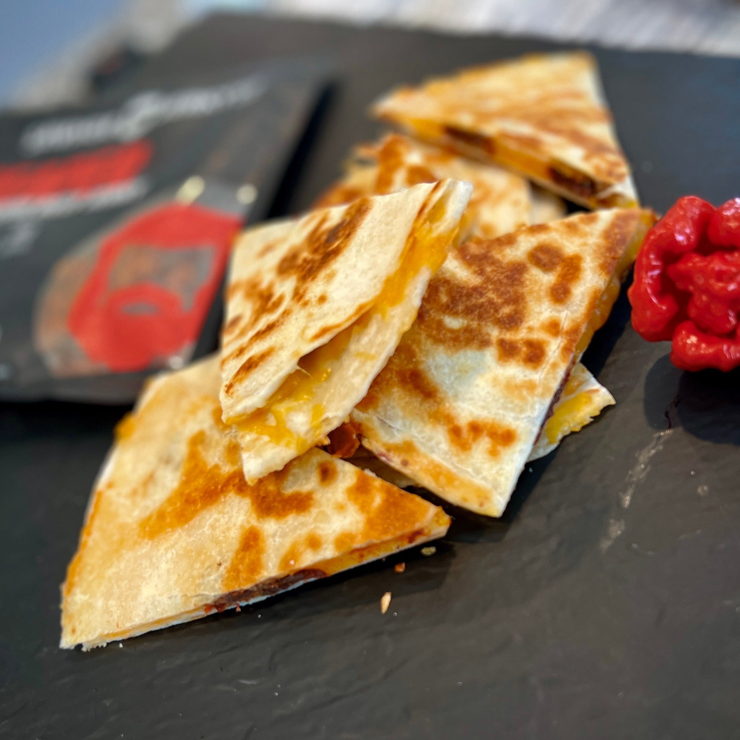 Savage Carolina Reaper Quesadillas
