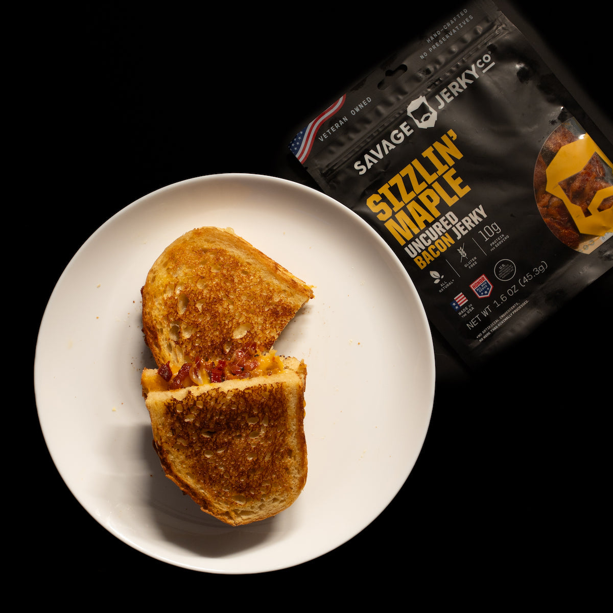 Bacon Grilled Cheese with Sun-Dried Tomatoes