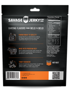 tangy habanero beef jerky packaging back