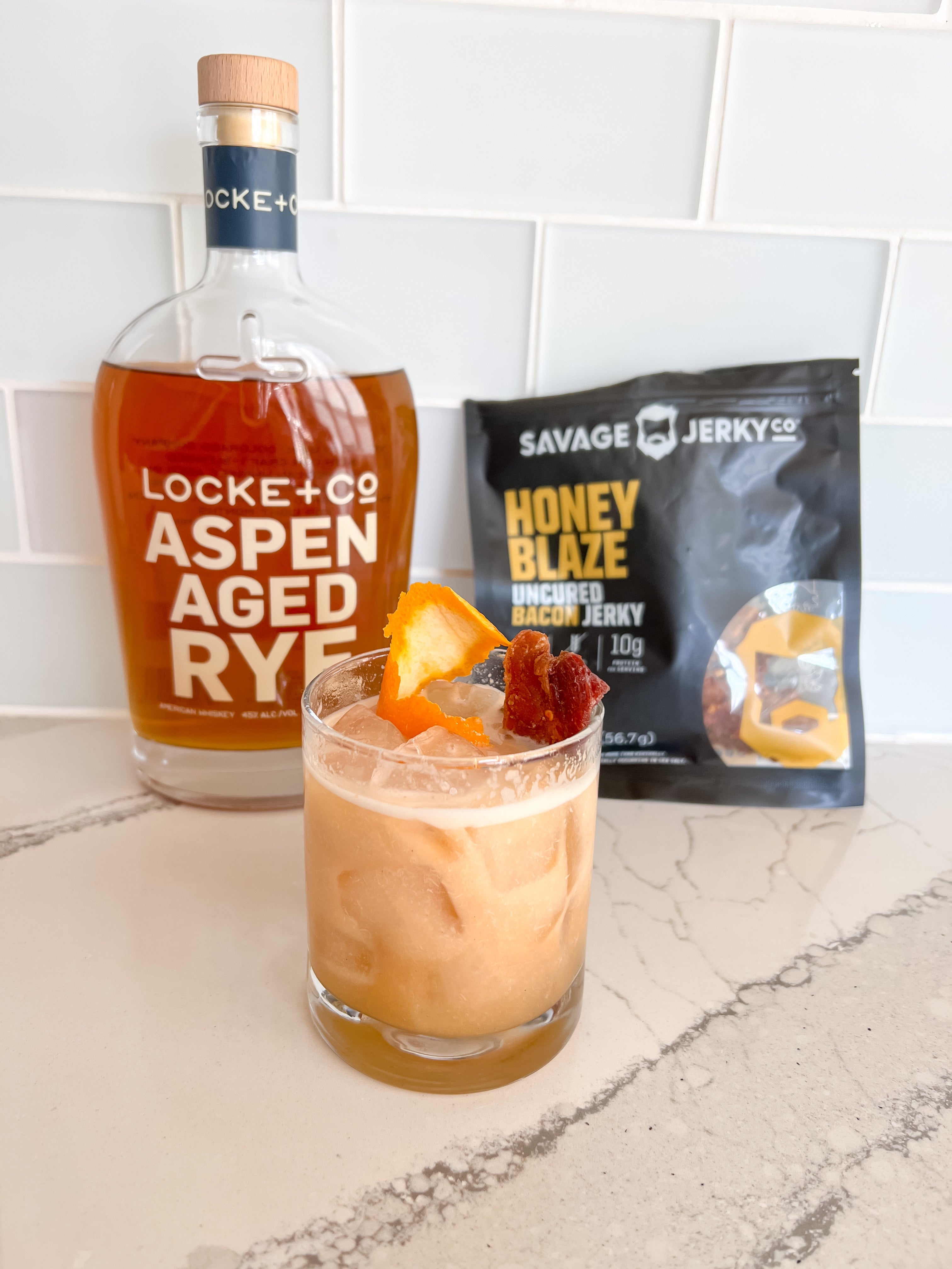 Bacon Cocktails Using Savage Bacon Jerky