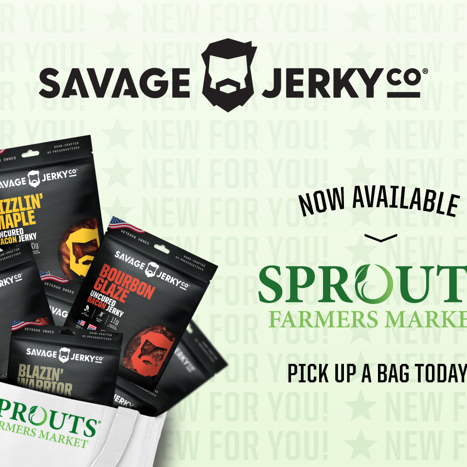 Savage Jerky Now at Sprouts Farmers Market