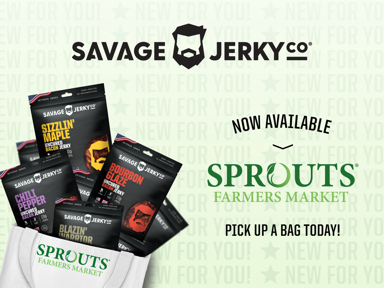 Savage Jerky Now at Sprouts Farmers Market