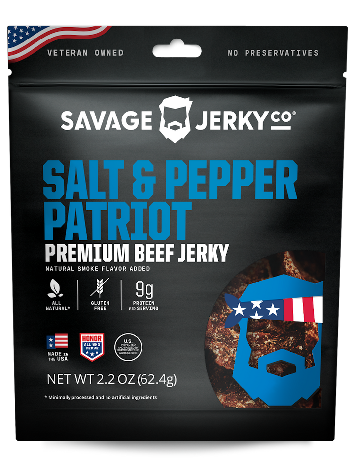 BBQ Bandit Beef Jerky All Natural Beef Jerky Savage Jerky Co.