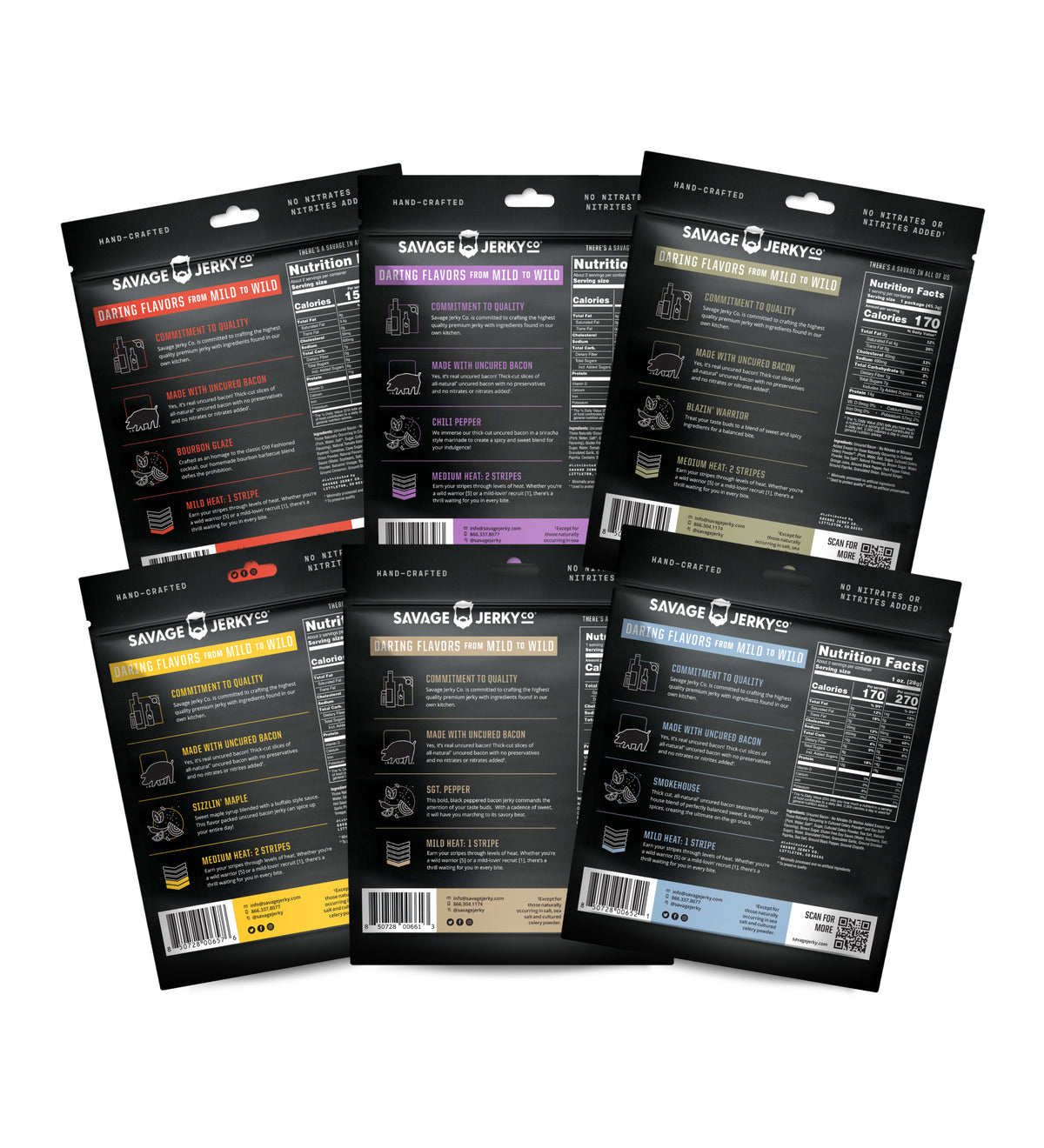 Bacon Jerky Sampler Pack