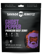 ghost pepper beef jerky packaging front