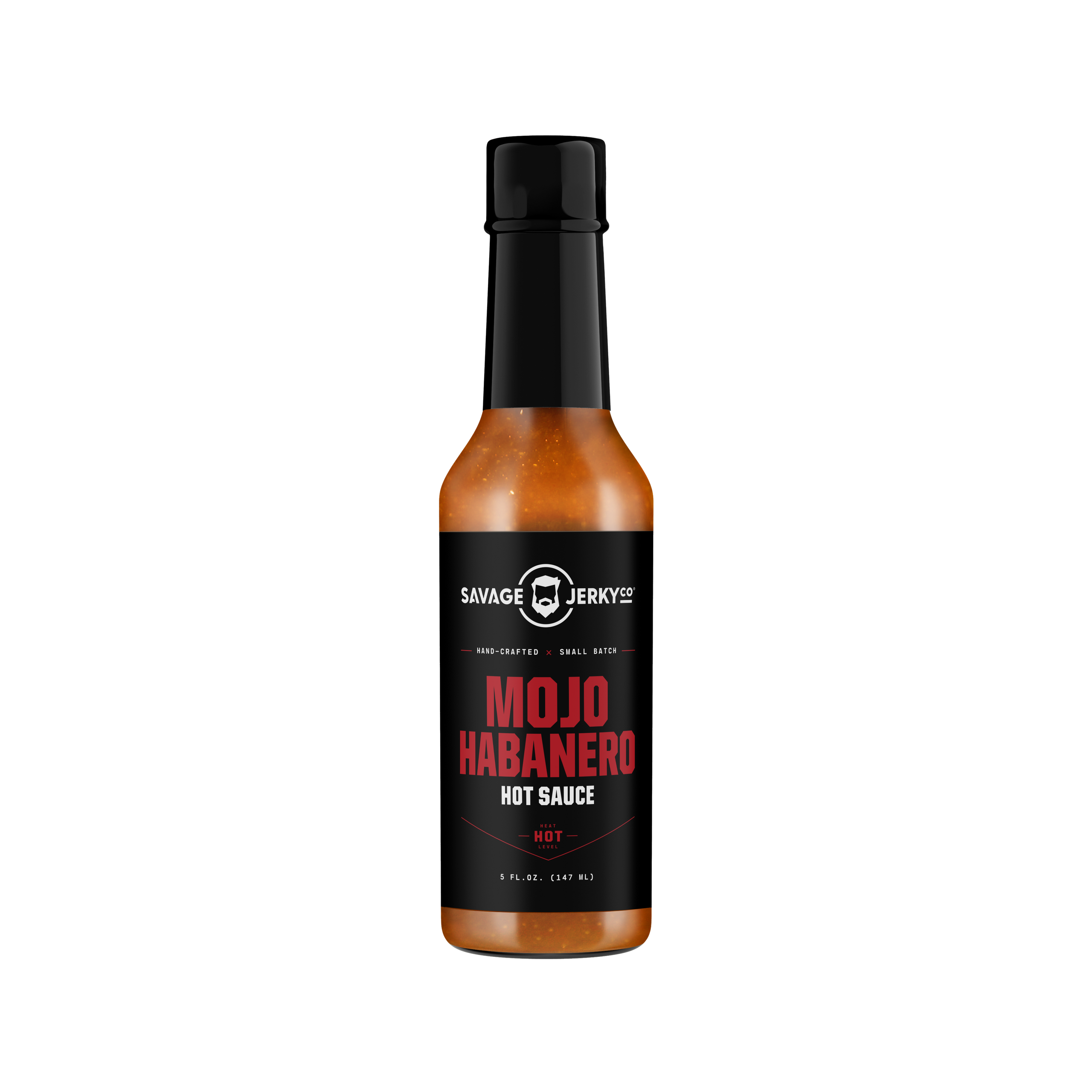 Habanero Hot Sauce Mojo Garlic and Lime Flavors w/ Habanero Savage