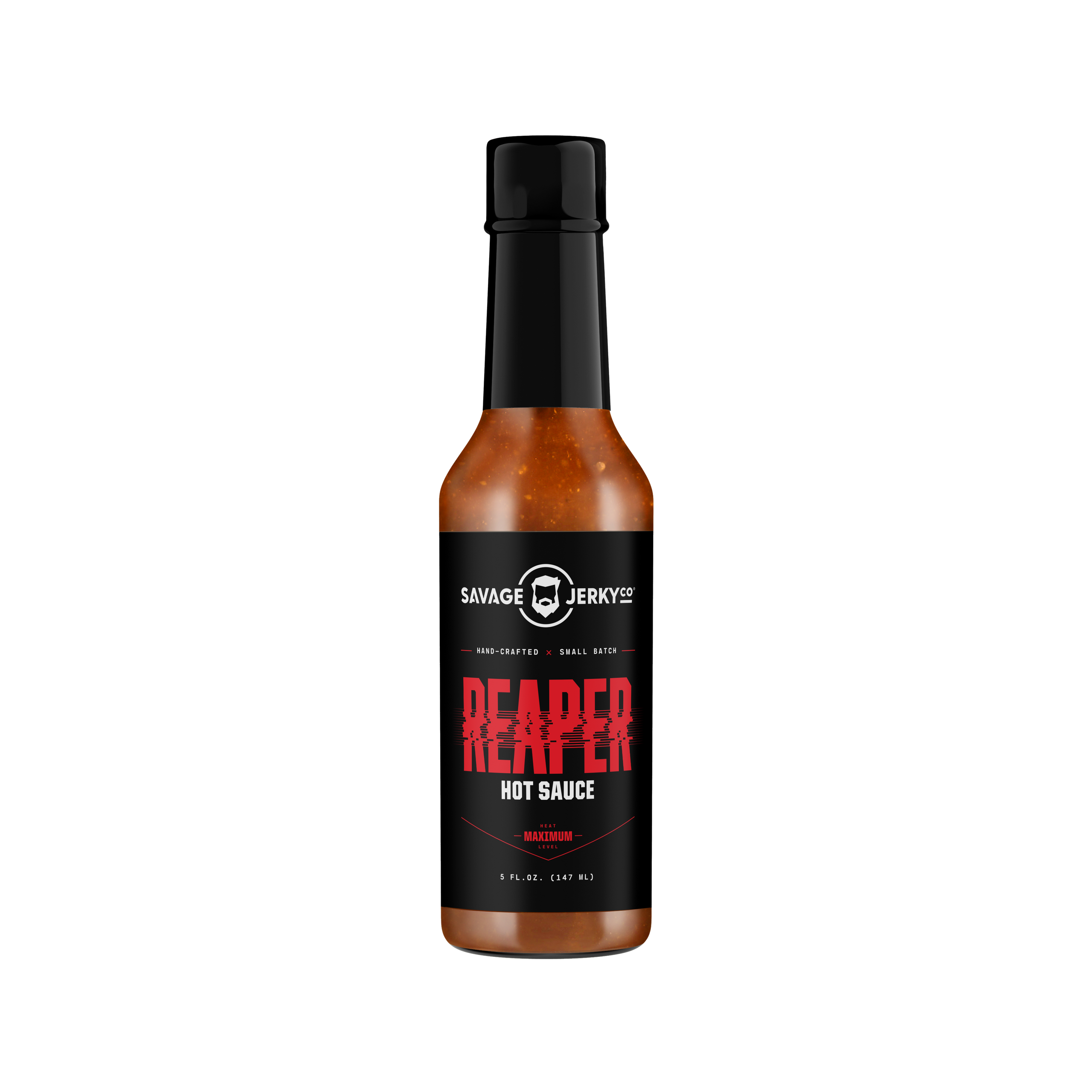 Carolina Reaper Hot Sauce Reaper Hot Sauce w/ Garlic Savage Jerky Co.