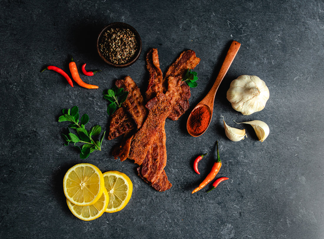 Bacon Jerky Candied Bacon Beef Jerky For Sale Online Savage Jerky Co.